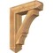 Ekena Millwork Balboa Arts and Crafts Rough Sawn Bracket w/ Offset Brace, Western Red Cedar, 8"W x 30"D x 36"H BKT0806X30X36BOA03RWR - alternate 1